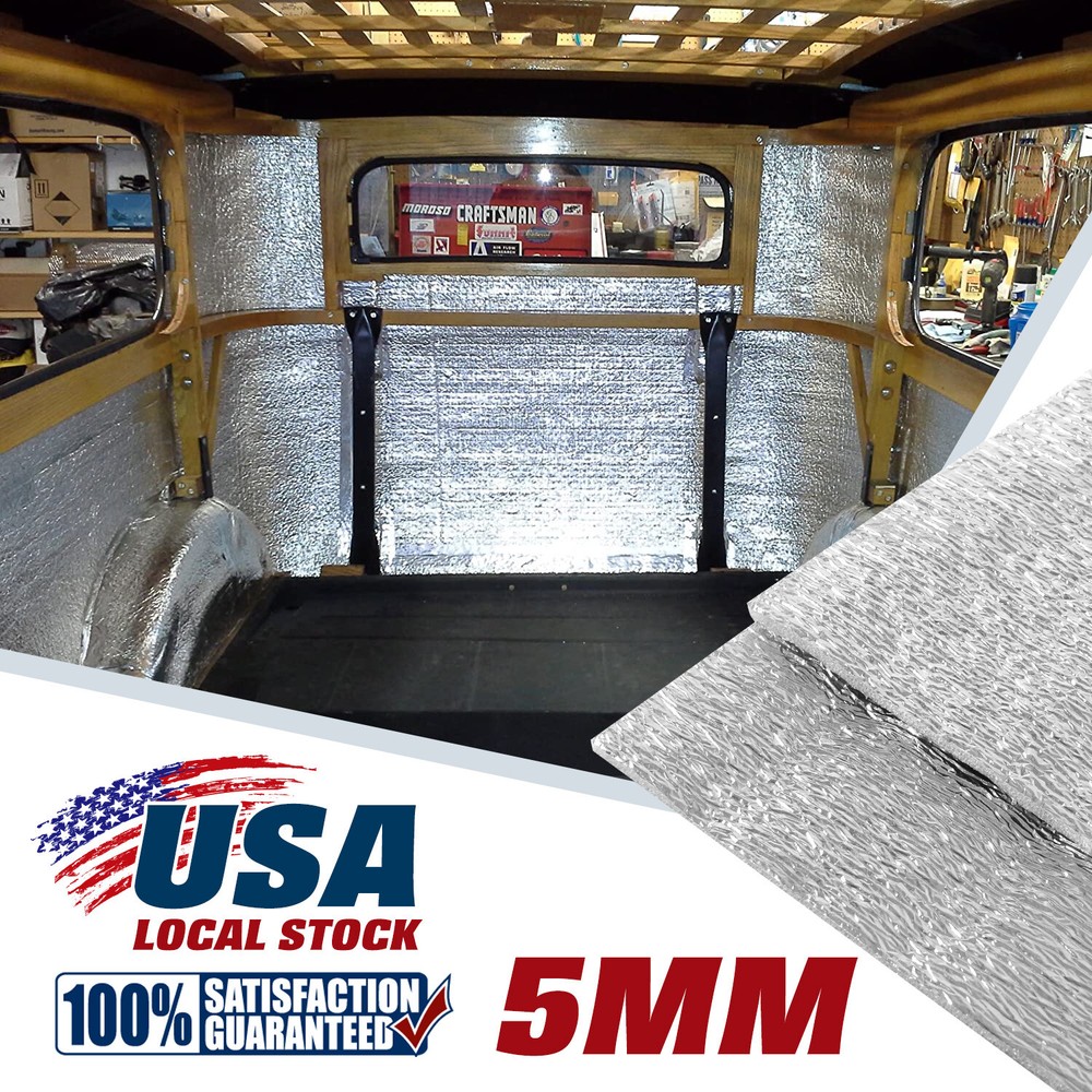 6㎡Thermal Sound Deadener Car Heat Shield Insulation Noise Reduce Mat FAST SHIP