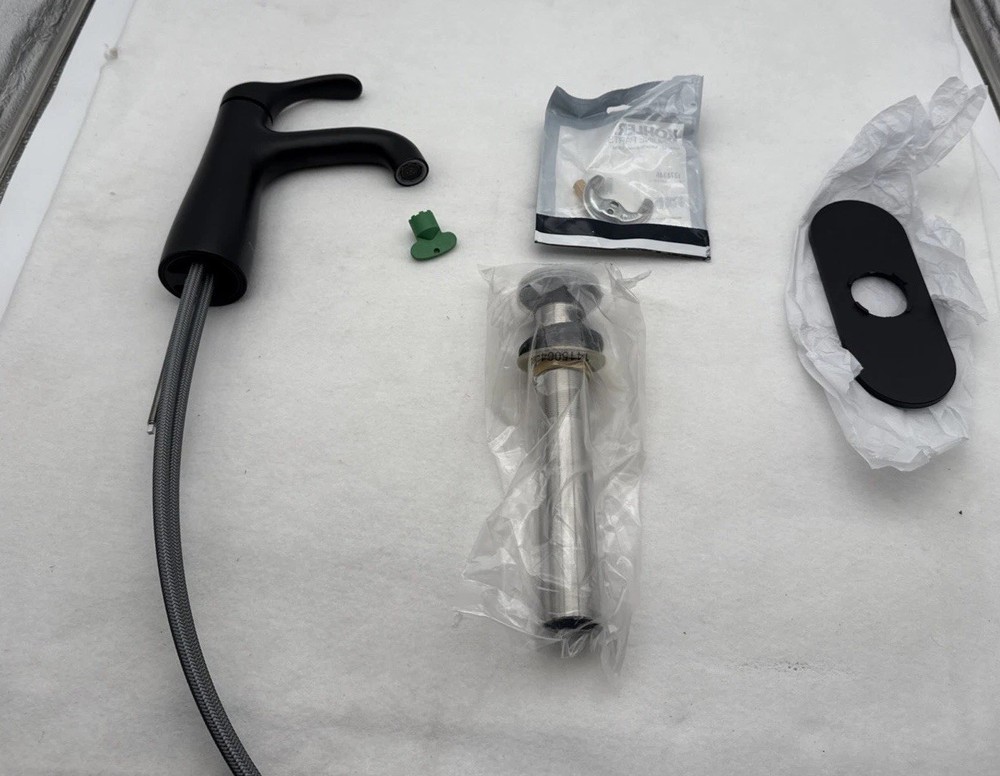 KOHLER Simplice 1.2 GPM Matte Black Bathroom Faucet 27389-4-BL