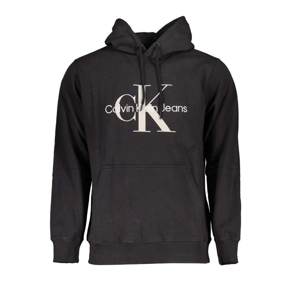 Calvin Klein Organic Cotton Hooded Sweatshirt for a Sleek Look