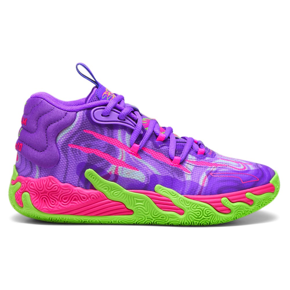 PUMA Mb.03 Toxic Basketball  X Lb Youth Girls Purple Sneakers Athletic Shoes 379