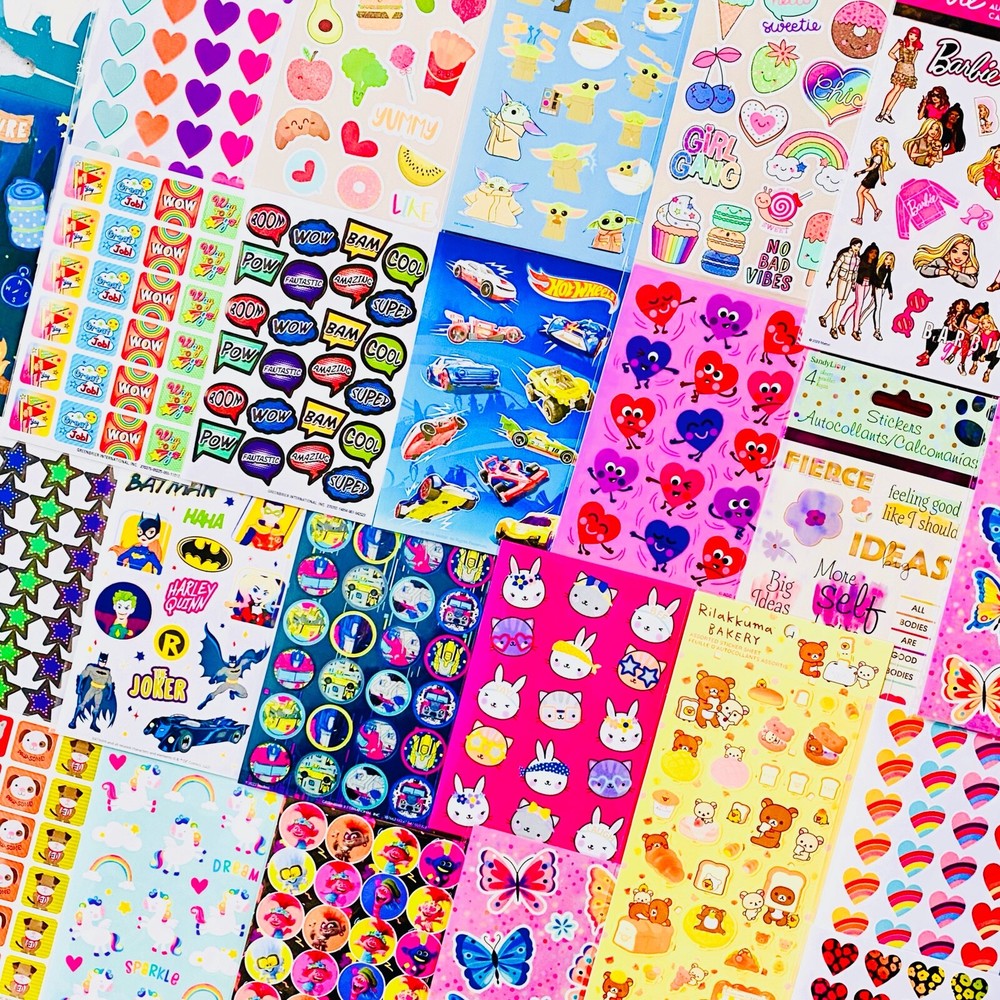 1099 Multi-Themed Stickers Planner Craft Kit for Scrapbooking, Album Collage, Journaling, and DIY Projects