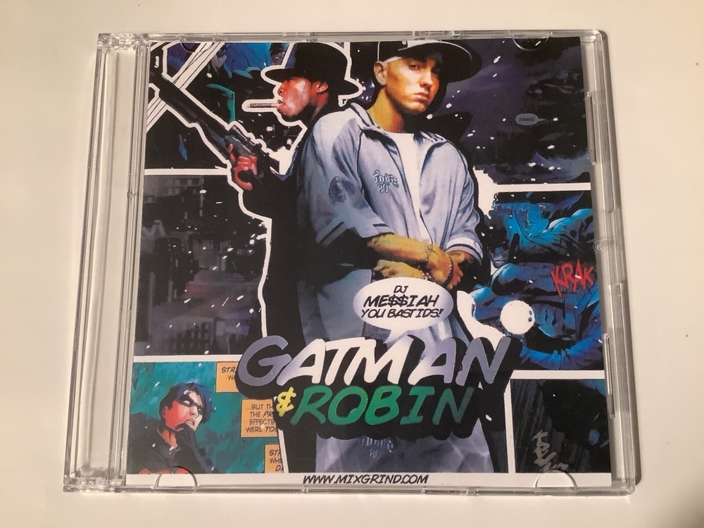 50 Cent Eminem - Gatman & Robin CD Rare Promo 2005 Mixtape shady dj messiah