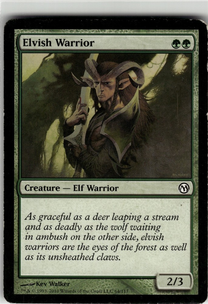 ELVISH WARRIOR Duels of the Planeswalkers #64 DPA(HP)(MTG)