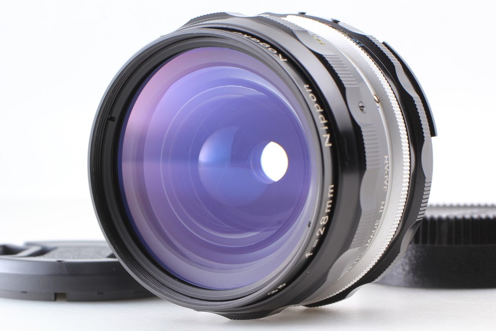 [ MINT ] Nikon Nikkor H Auto 28mm F3.5 Wide Angle MF Lens For F Mount From JAPAN