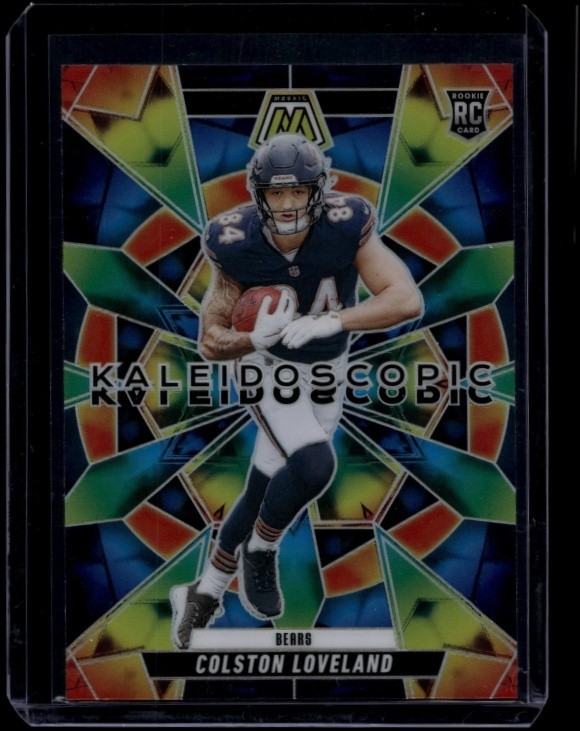 2025 Panini Mosaic Football Colston Loveland #25 RC Rookie Kaleidoscopic