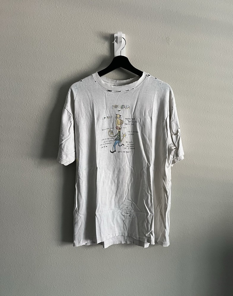 Rare 1995 Pearl Jam Mr. Point Vitalogy Tour Vintage Tee