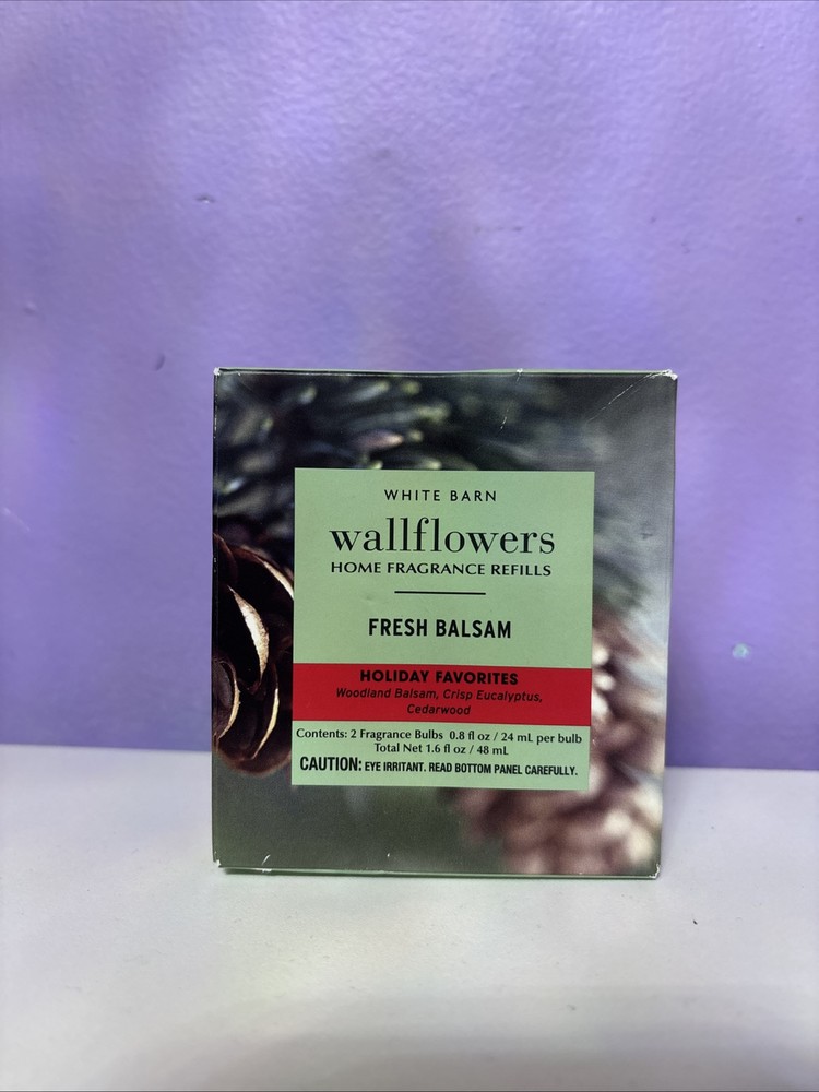 Bath & Body Works Fresh Balsam 2- Pack Wallflower Refill