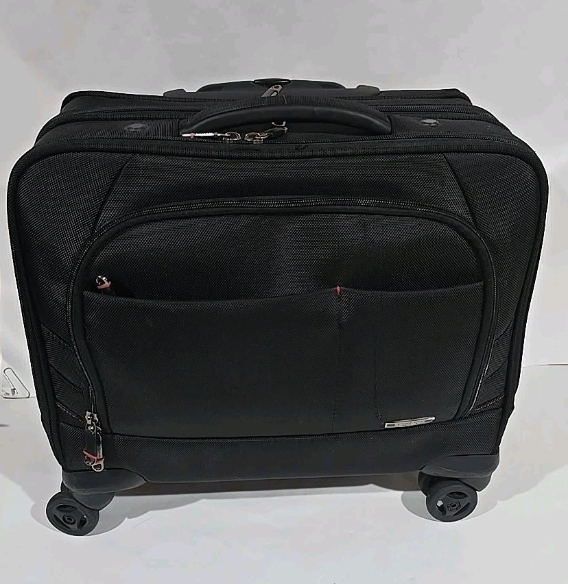 Samsonite Spinner Mobile Office Rolling Laptop Bag Black - Gently Used 1118365