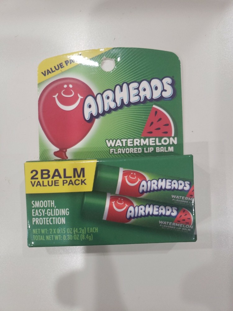 Airheads Watermelon Flavored Lip Balm Set of 2