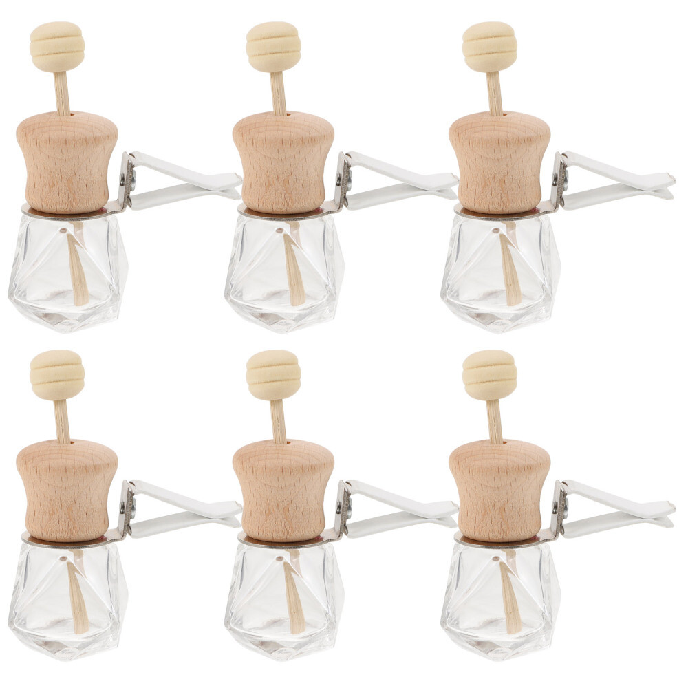 6 Rotatable Car Aromatherapy Bottles for Essential Oils