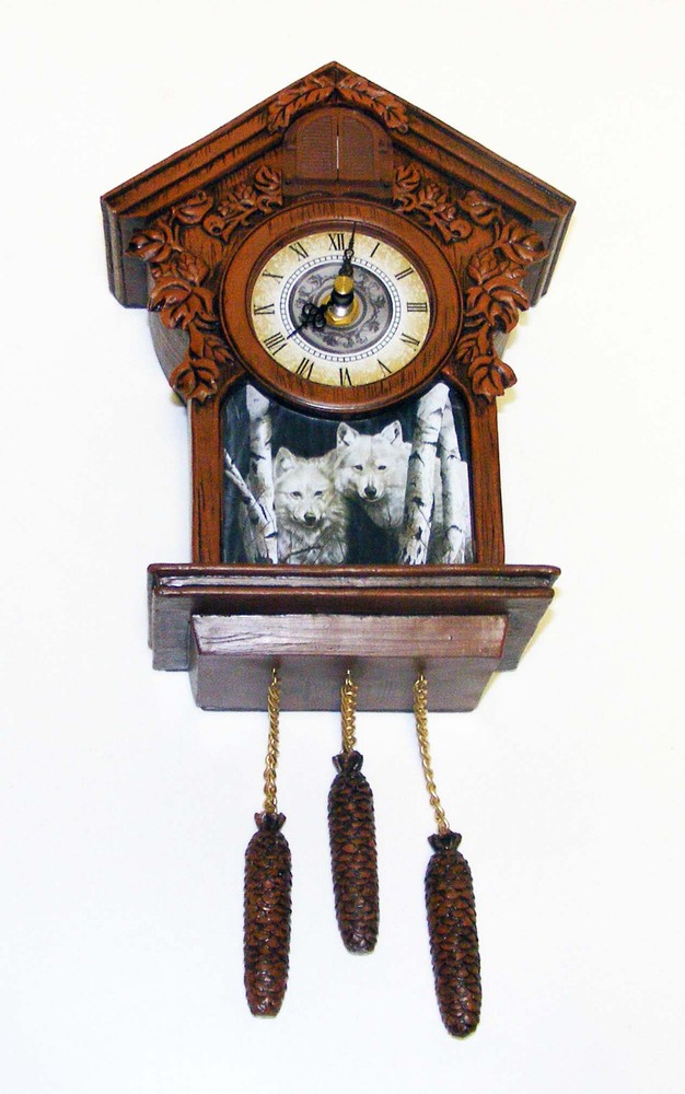 Wolf Art Cuckoo Clock – Timeless Bradford Exchange Design