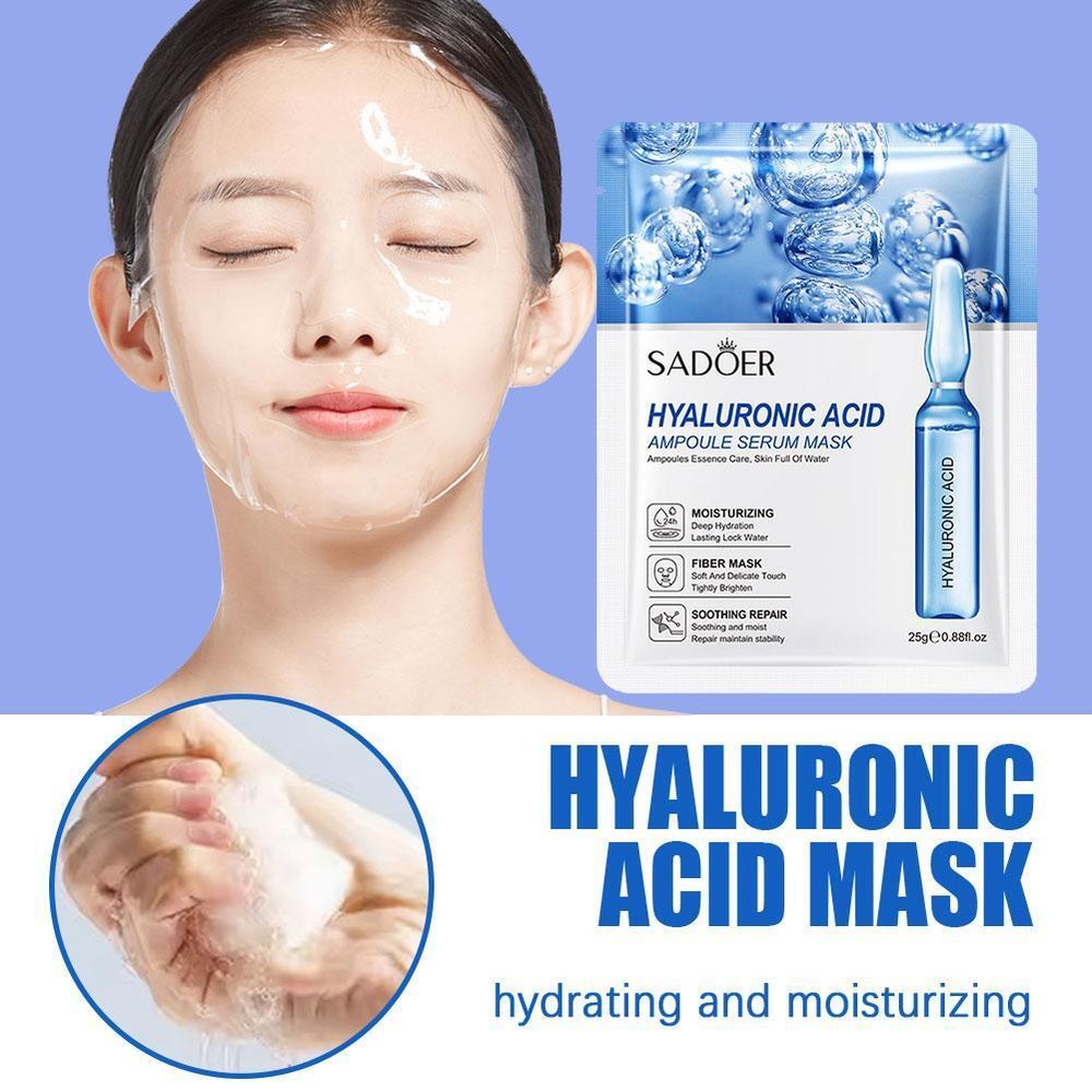 Hyaluronic Acid Facial Masks Face skincare Firming Hydrating Moisturizing D9Q нρ