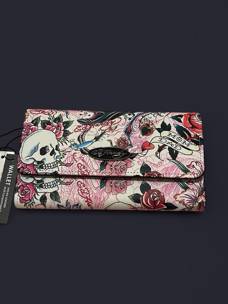 Ed Hardy Multi Coloured Wallet