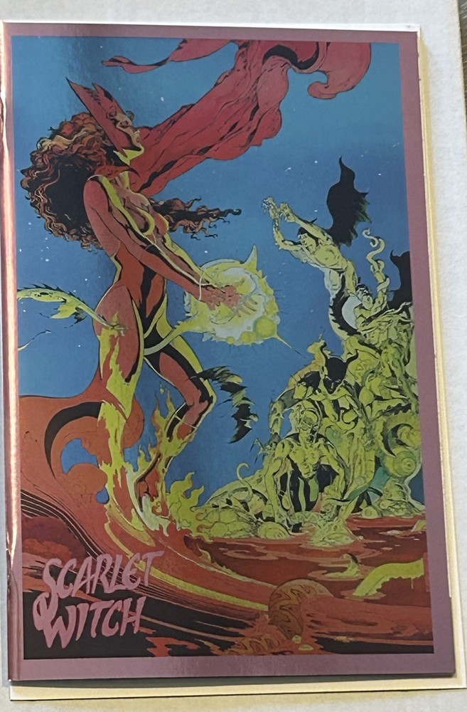 Scarlet Witch #1 2024 Foil Virgin Variant by Craig Russell Marvel Comics NM