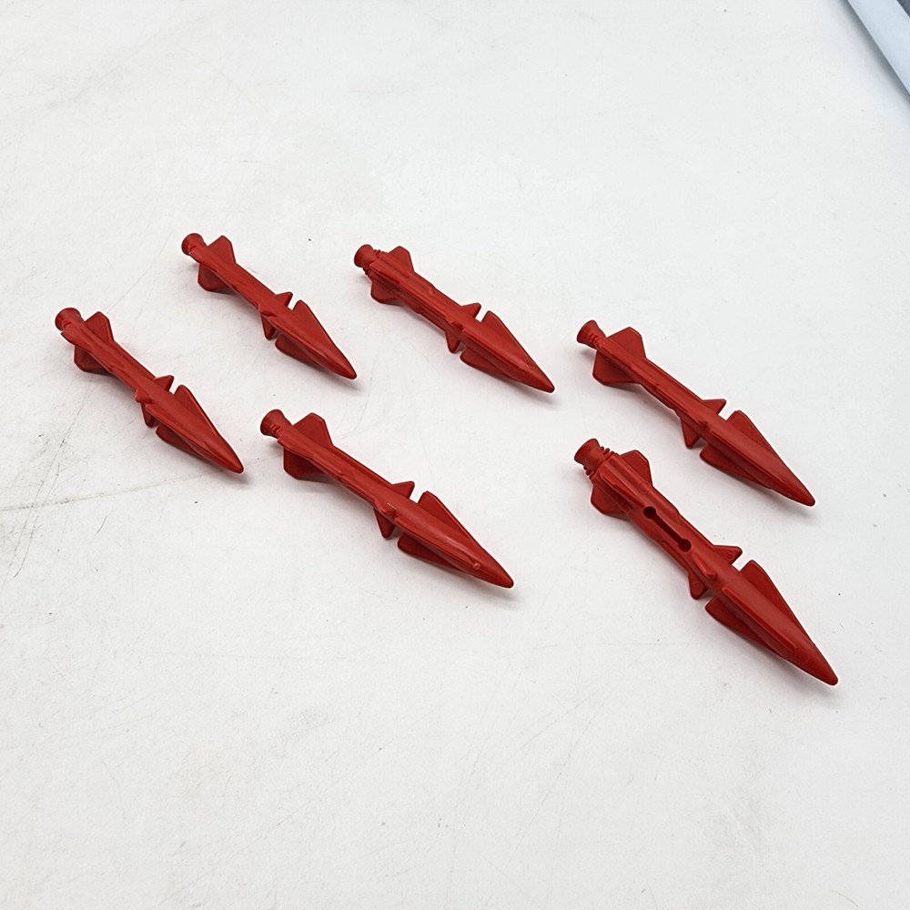 Vintage 1989 GI Joe ARAH Lot of 6 Fang II with Missile Parts Free Shipping