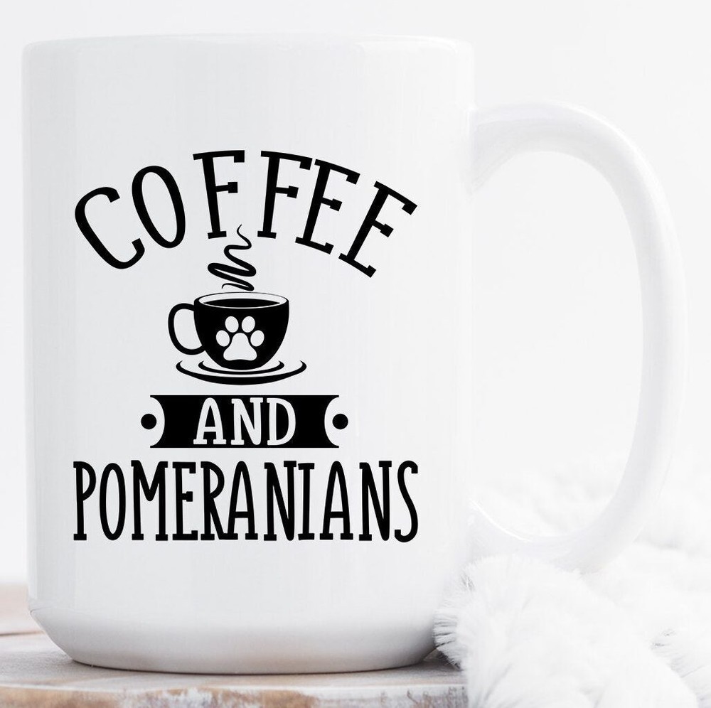 Pomeranian Lover Coffee Mug Gift - Cute Dog Design