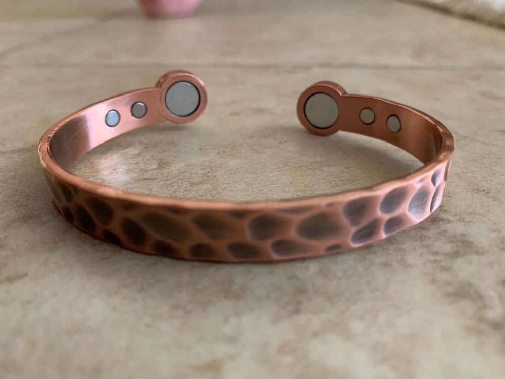 Hamme Gorgeous Solid Copper Magnetic Bracelet Bangle Pain Relief Balance Energy