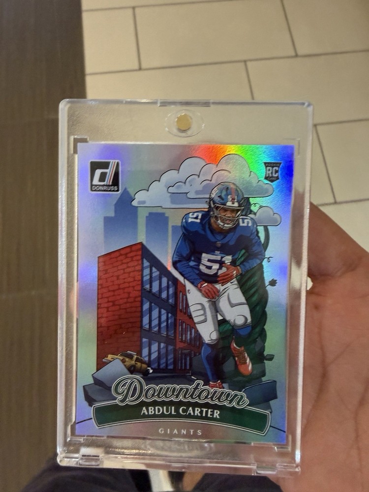 2025 Donruss Abdul Carter Downtown SSP Rookie RC New York Giants