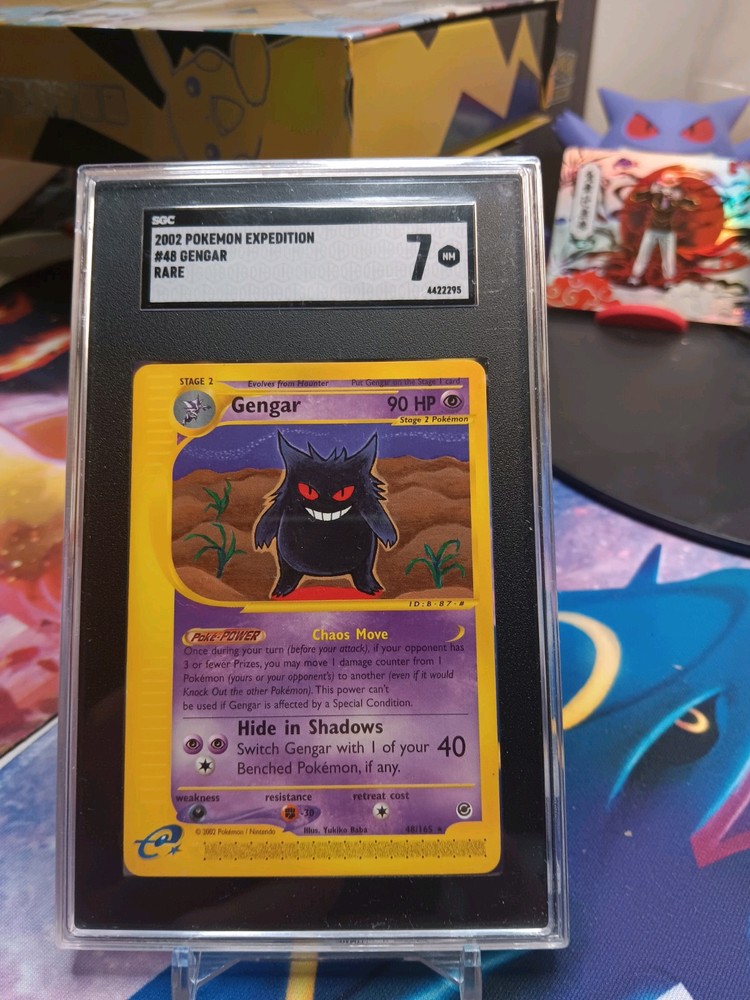 PSA 8 NM-MT 2002 Expedition Gengar 48/165 Pokémon Card Non Holo