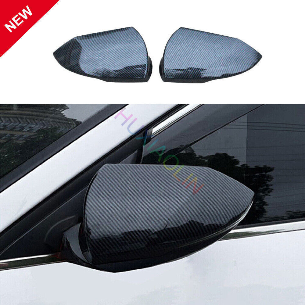 For Hyundai Elantra 2021-23 Style Carbon Fiber Rear View Side Door Mirror Cover