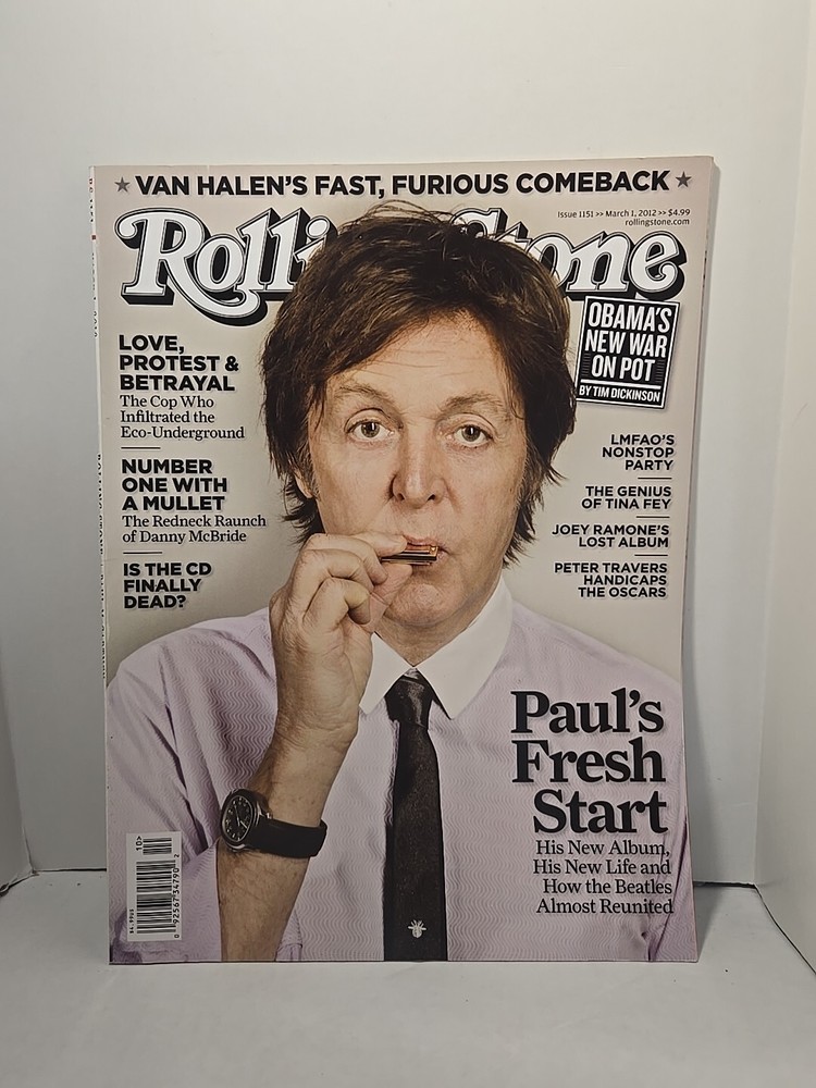 Rolling Stone Magazine Paul McCartney Danny McBride Christopher Paolini 2012