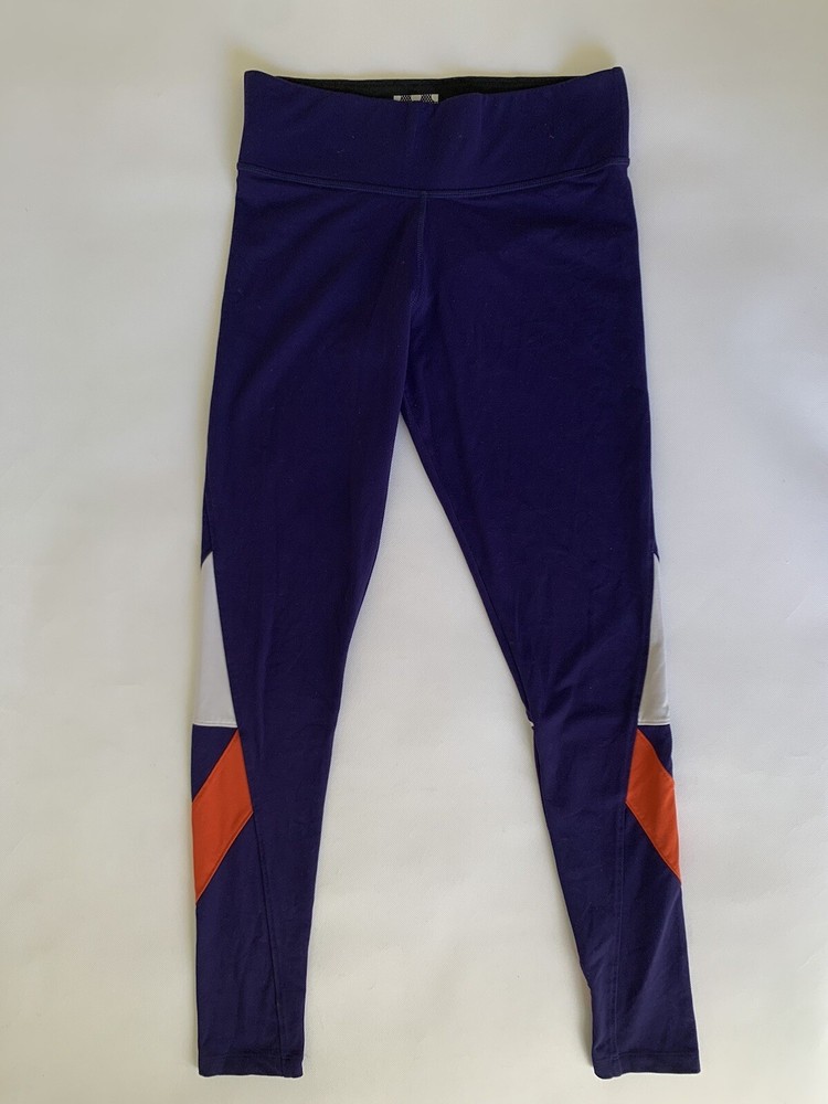 Victoria's Secret Pink Ultimate Legging Small - Indigo Blue & Orange for Gym Yoga Workouts  