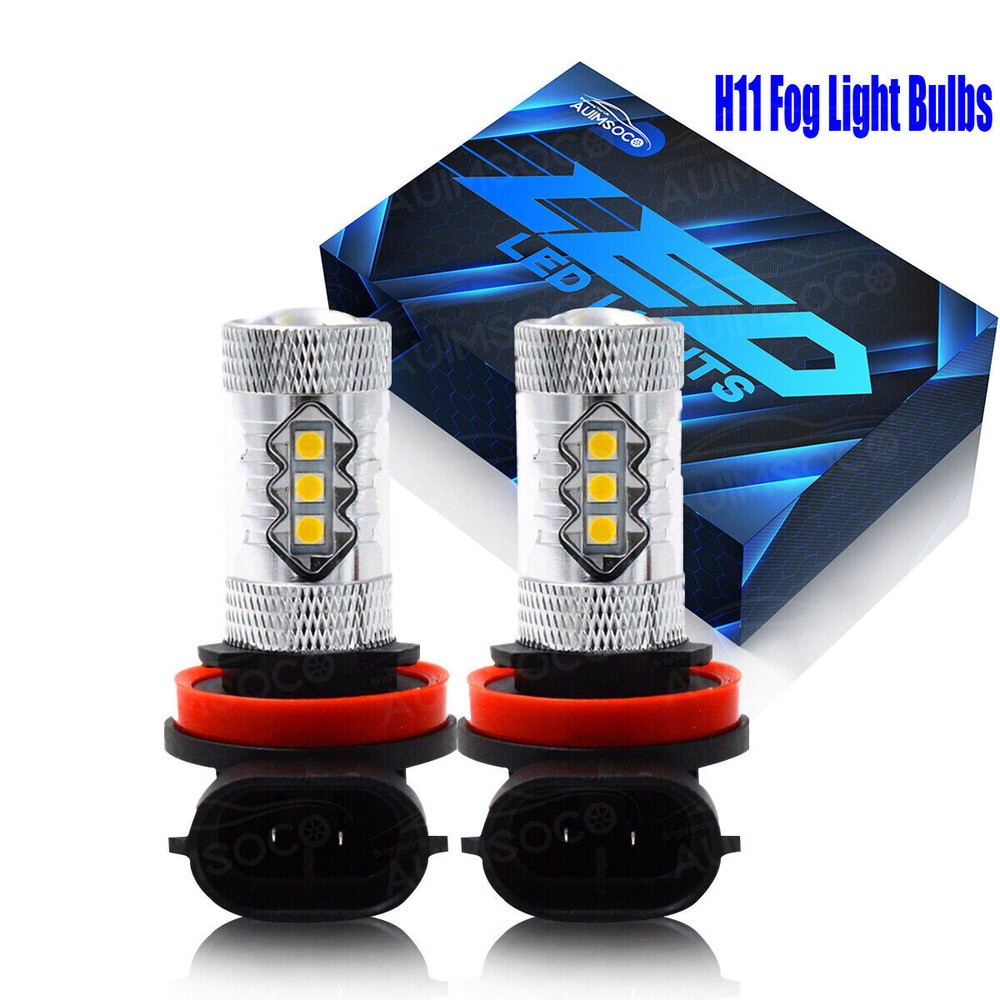 For Honda Accord Pilot 2006-2018 H11 H16 LED Fog Light Bulbs Driving Light Kits