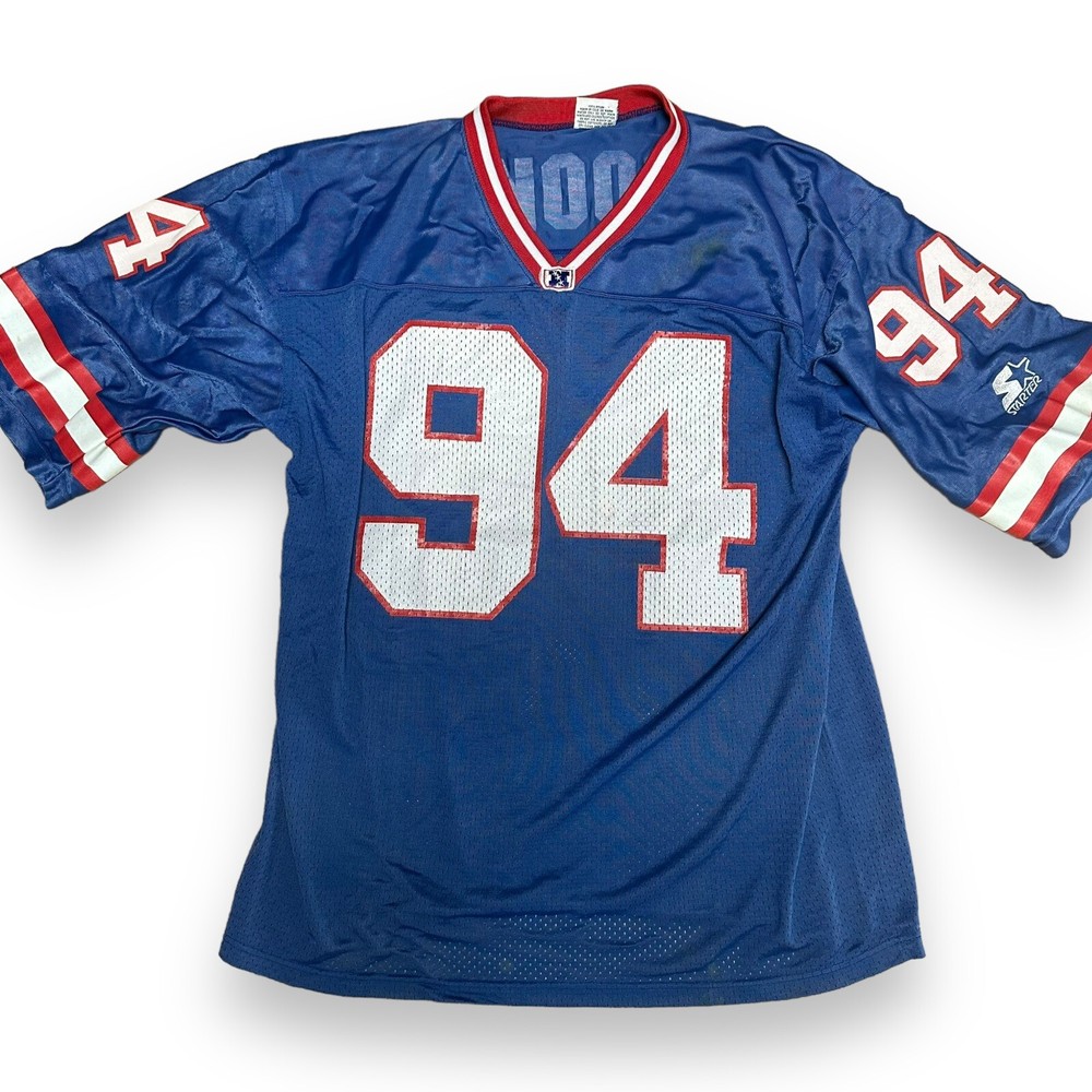 Vintage 90s Michael Brooks NFL New York Giants Starter Jersey Size Large