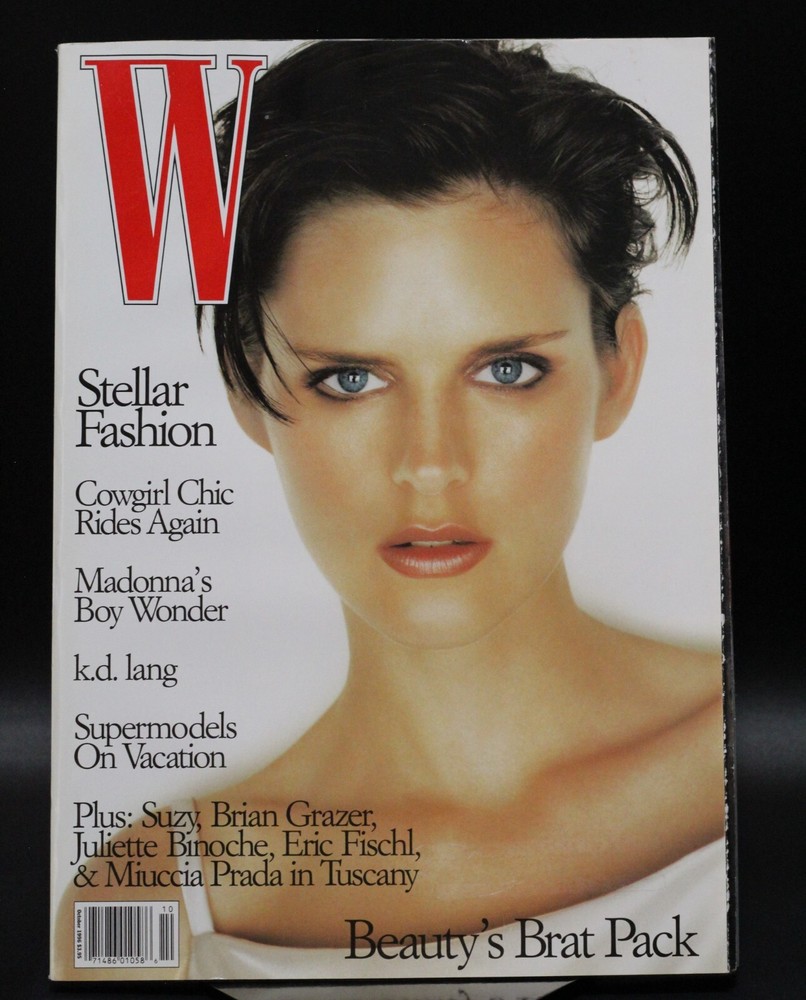 W Magazine Oct 1996 Stella Tennant Cover Madonna K.D. Lang Juliette Binoche VF-
