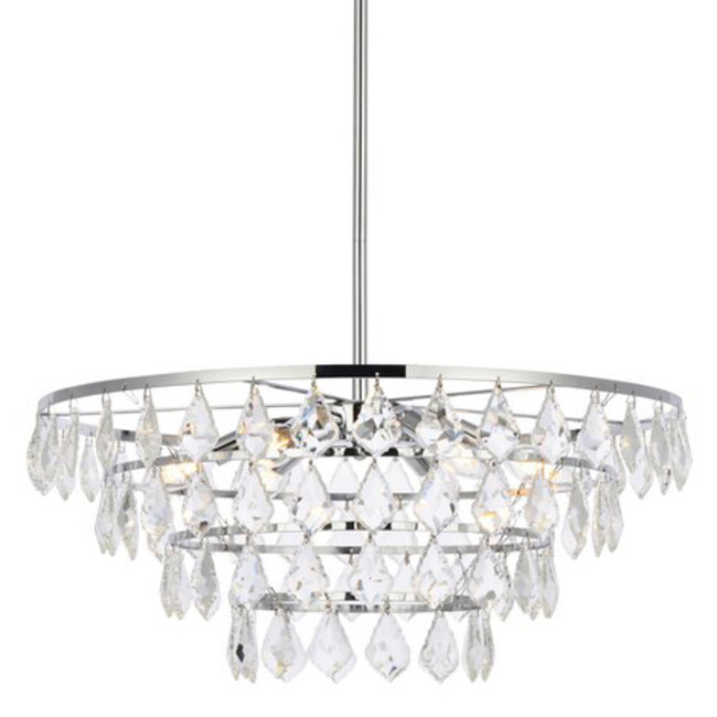Elegant Lighting 1101D24 Ella 6 Light 24