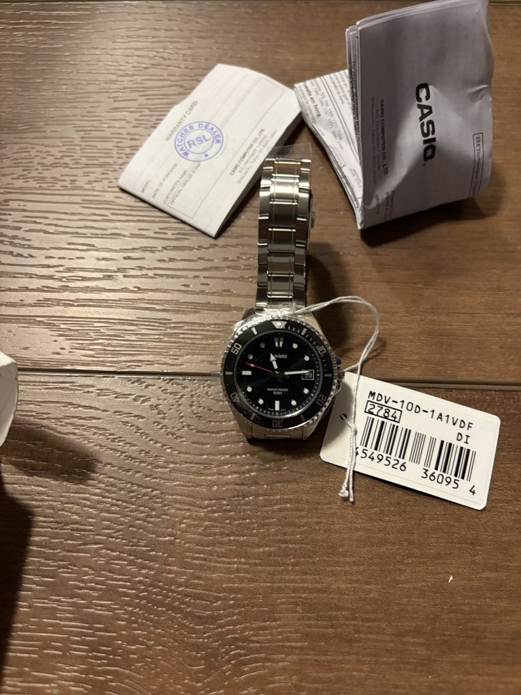 Casio Duro Black “MDV-10D-1A1” 38mm