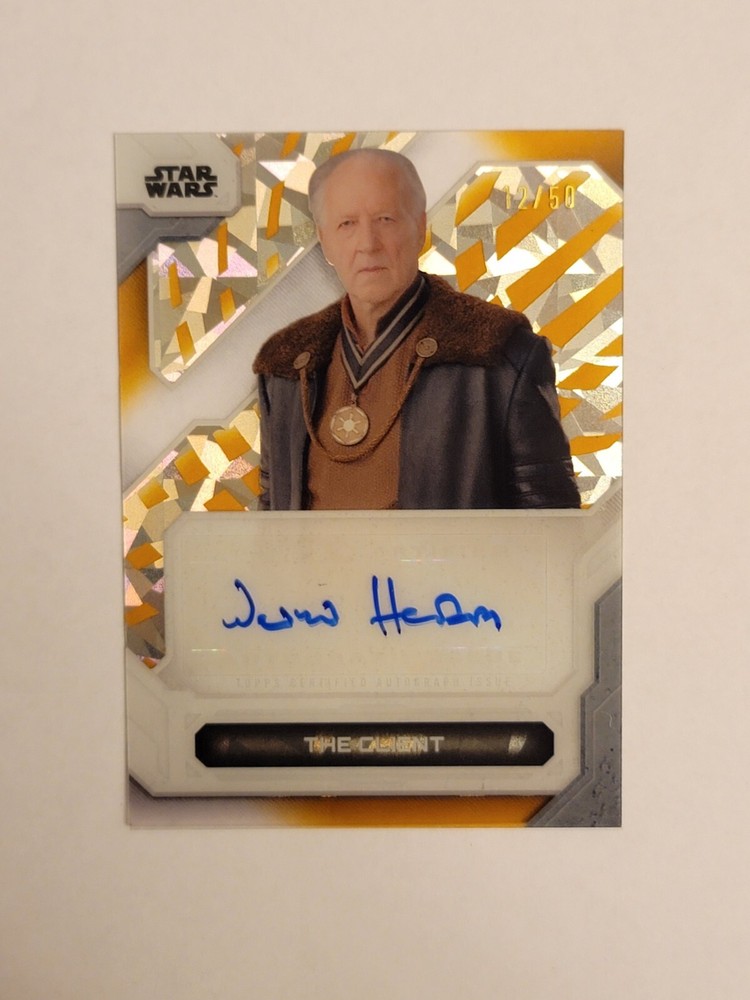 2024 Star Wars High Tek - The Client Auto Gold #/50 Werner Herzog Auto NM