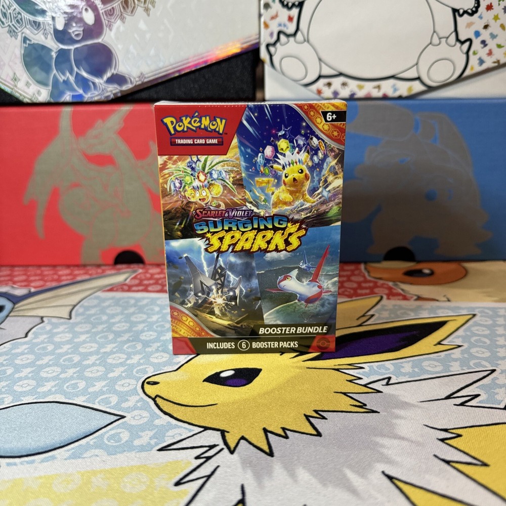Pokemon TCG Scarlet & Violet Surging Sparks Booster Bundle FACTORY NEW & SEALED