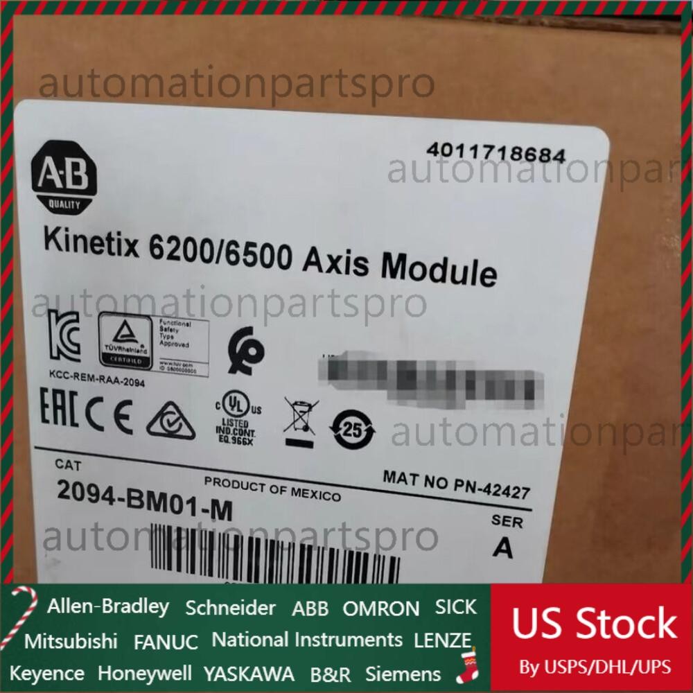 Allen-Bradley 2094-BM01-M KINETIX 6200/6500 AXIS POWER MODULE US Free Tax