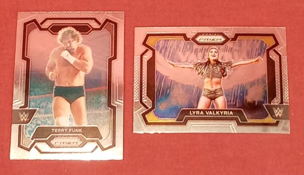 2024 Panini Prizm WWE Trading Cards - 2 Collectibles in Excellent Condition
