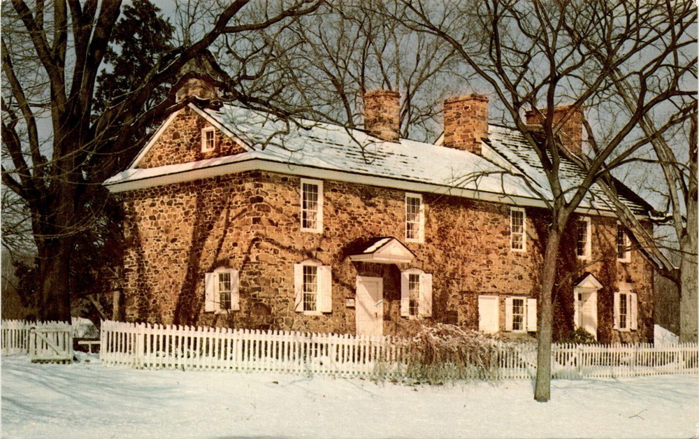 Thompson-Neely House, Washington Crossing State Park, Bucks County, Postcard