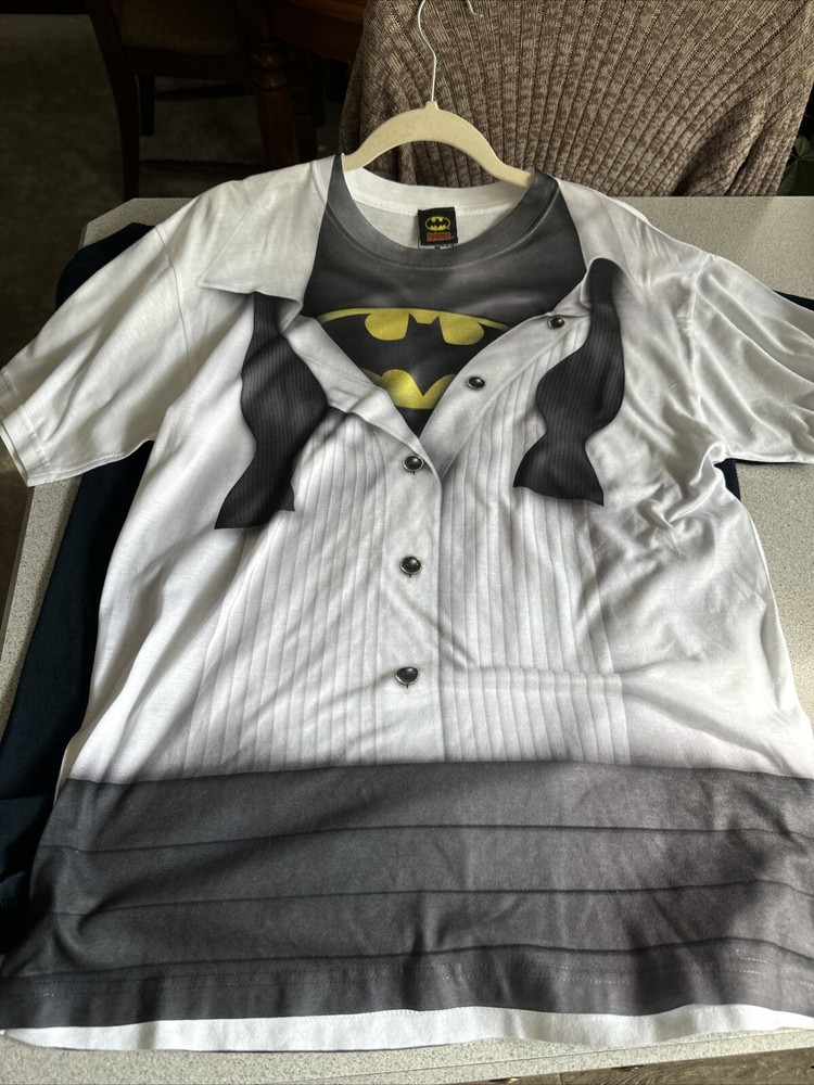 2-Pack Marvel & Batman T-Shirts for Men – Large Size – Jerzees Sport & Premium Fit  