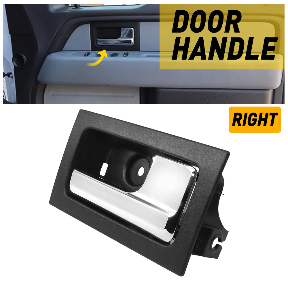 Right Passenger Interior Door Handle Front & Rear For 2009-2014 Ford F-150 Black