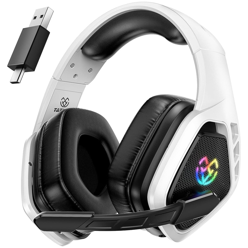 Wireless Gaming Headset for PC PS5 PS4 with 2.4GHz USB Type-C Connectivity