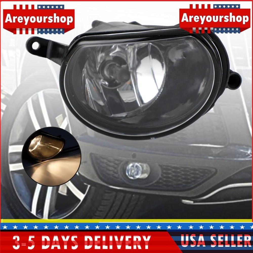 Front Right Fog Light With H11 Halogen Fog Lamp For AUDI Q7 2010-2015 Black NEW