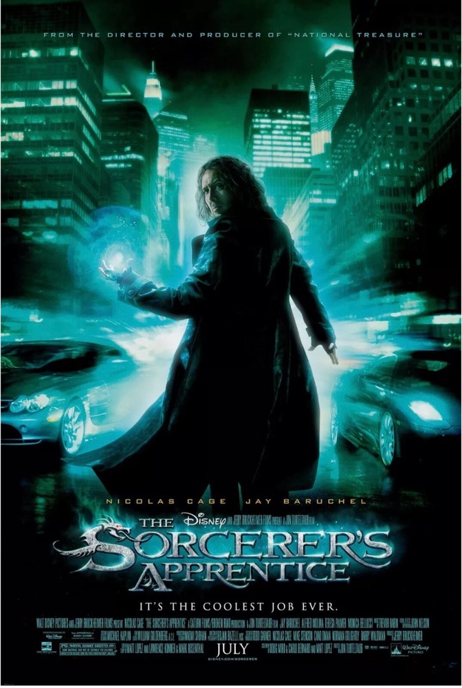 The Sorcerer's Apprentice 2010 Original Promo  Movie Poster 13x20 Nicolas Cage
