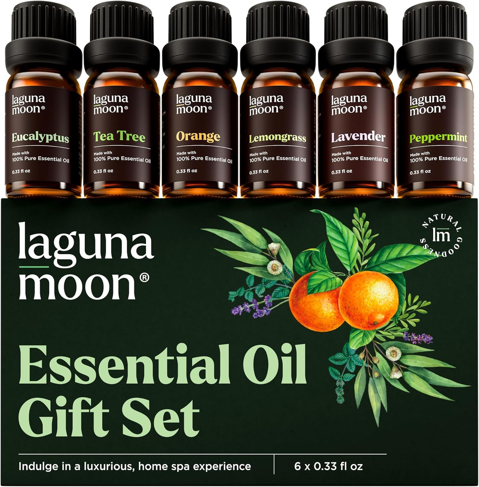 Essential Oils Set - Top 6 Blends for Diffusers, Home Care, Candle Making Scents