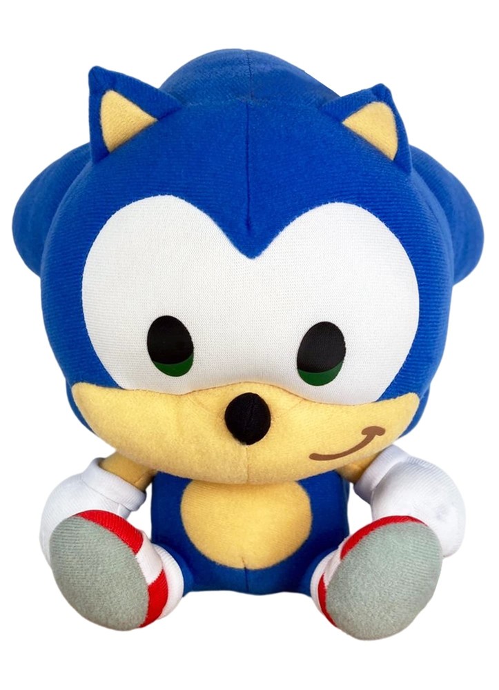 Great Eastern Entertainment Sonic The Hedgehog -SD Sonic Sitting Plush 7  Multi-