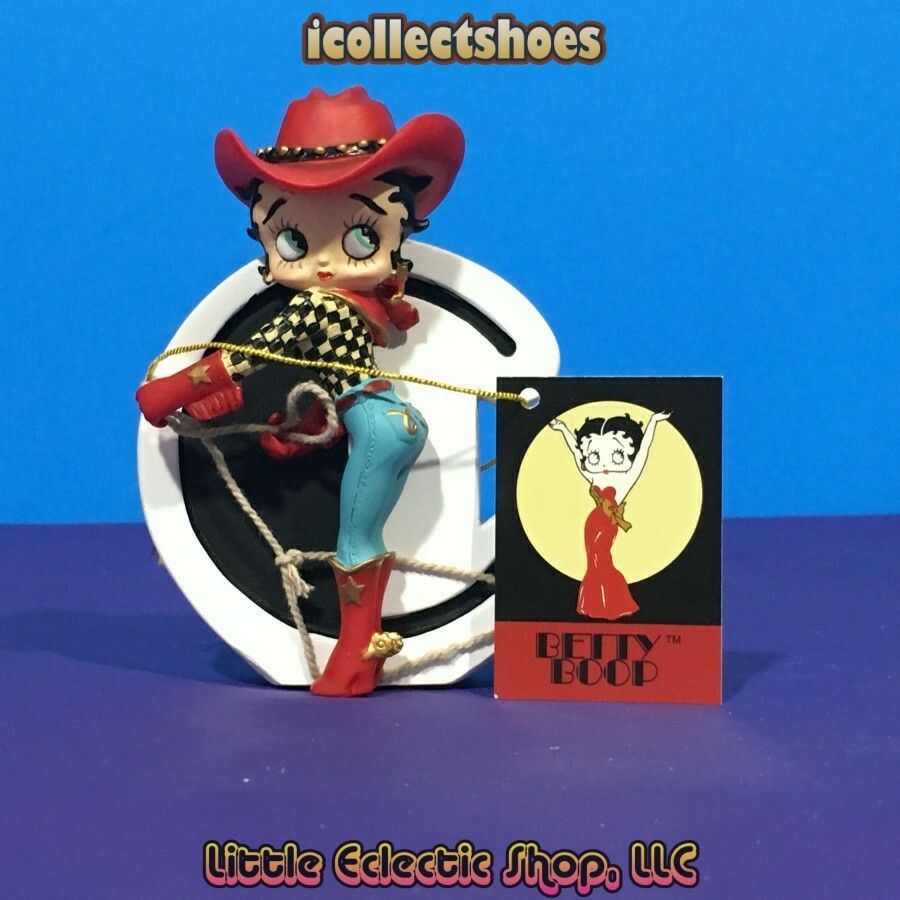 Vintage Westland Betty Boop Alphabet Letter C Figurine - Hang or Stand - New