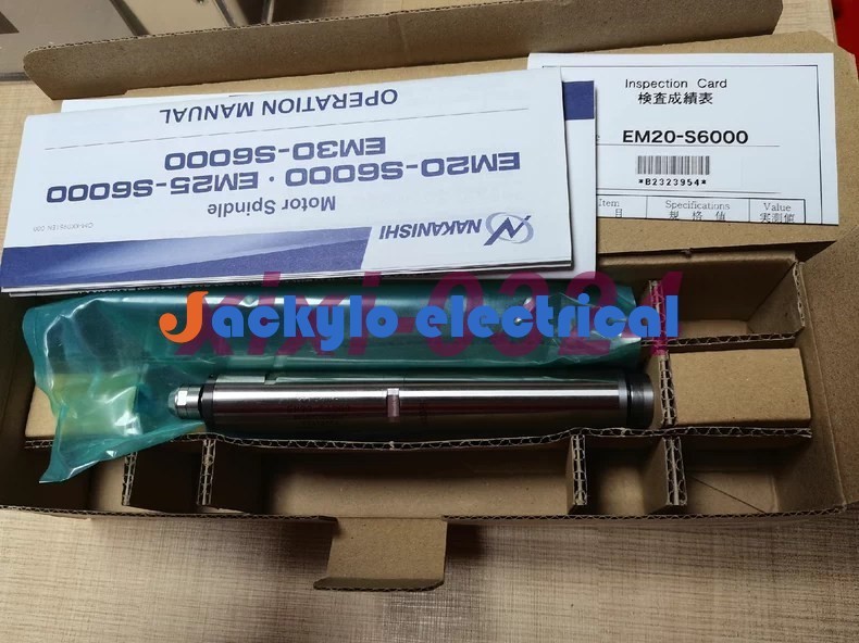 NEW NAKANISHI EM20-S6000 Integrated small caliber electric spindle DHL shipping