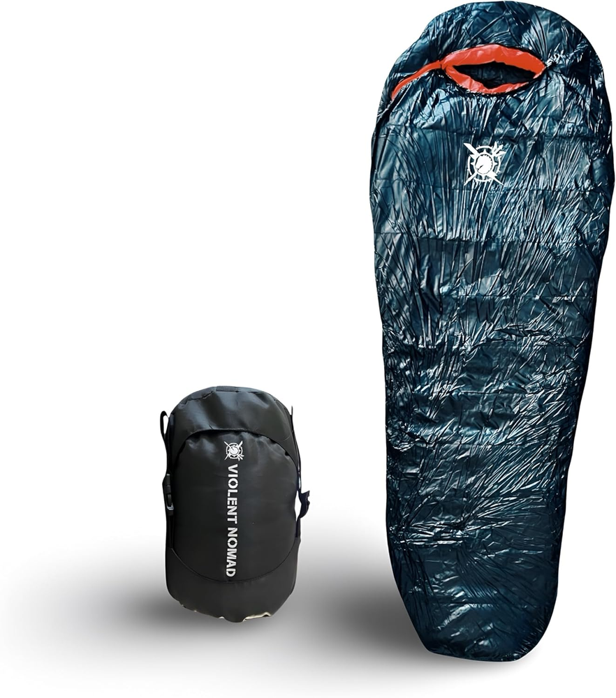 Ultralight Blackdown Sleeping Bag - Essential Camping Gear for Adults, Backpacki