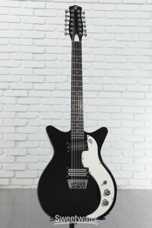 Danelectro 59X12 12-String Electric Guitar in Classic Black Finish