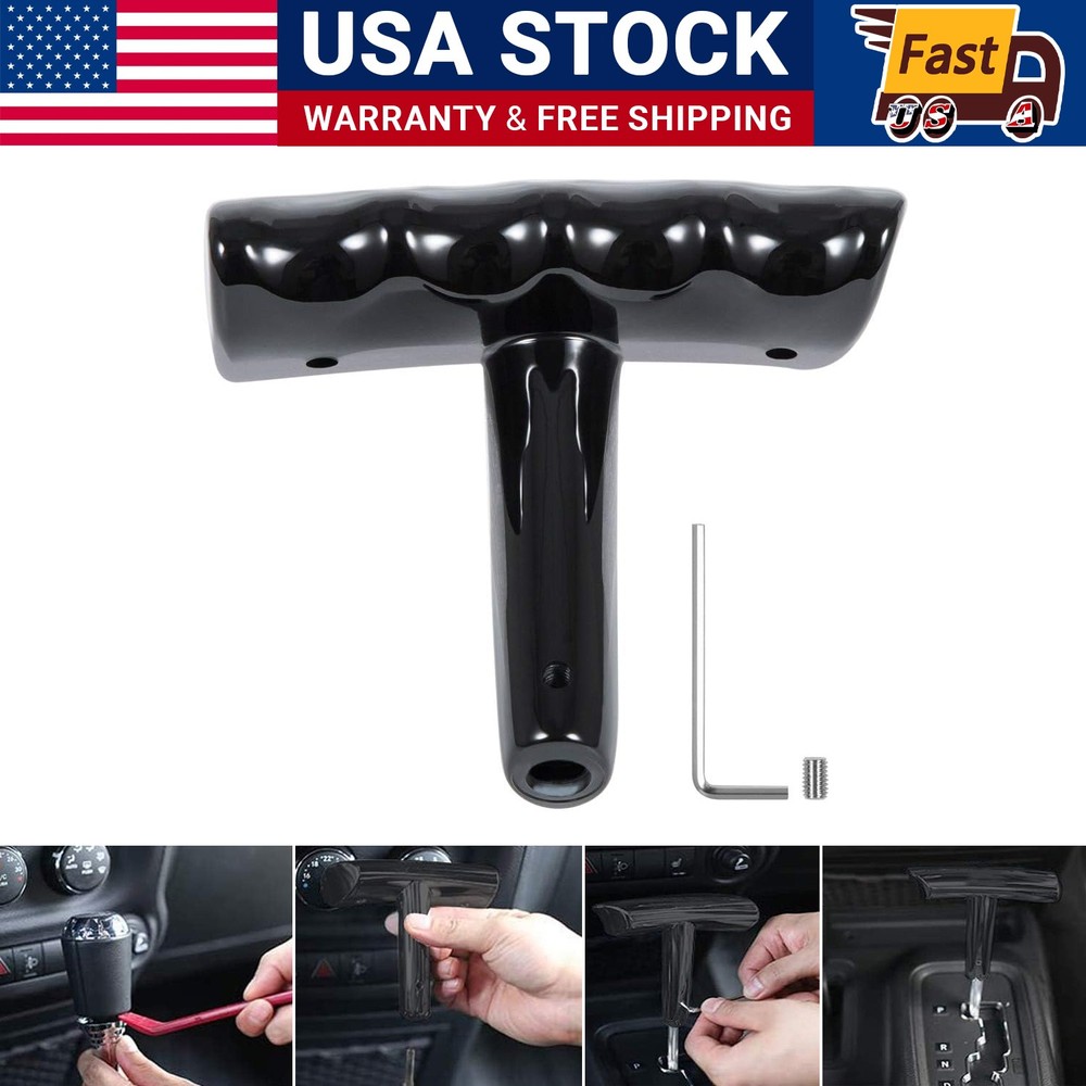 T-Handle Gear Shifter Knob for Jeep Dodge Challenger Compass Jeep Wrangler JK