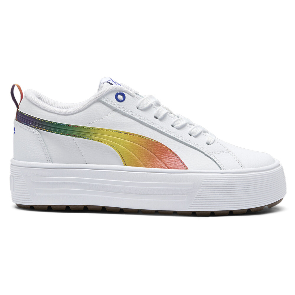 Puma Kaia 2.0 Love Lace-Up Womens White Casual Sneakers 39959901