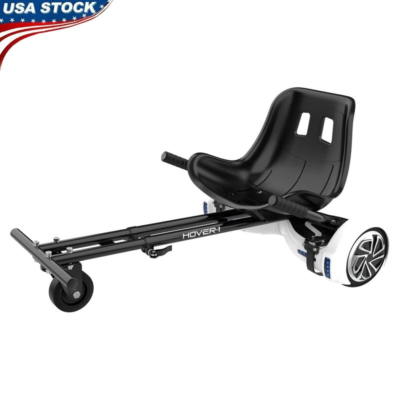 Adjustable Buggy Hoverboard Attachment for Teens and Adults with Manual Control